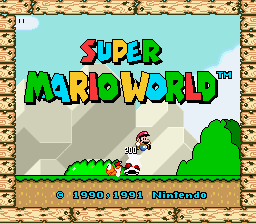 Super Mario World - Superspeed Mode (beta) Title Screen